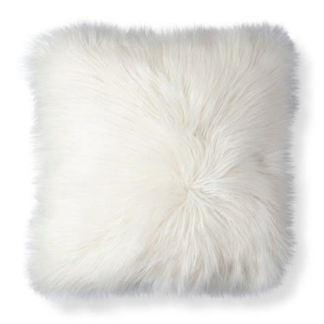 Target Threshold White Fur Decorative Pillow: http://www.stylemepretty.com/living/2016/01/19/neutral-accessories-that-are-anything-but-boring-2/ White Fur Pillow, Ideas Habitaciones, White Accent Pillow, Textured Throw Pillows, Geek Decor, Fur Pillow, White Throw Pillows, Lodge Decor, Decorative Pillows Couch