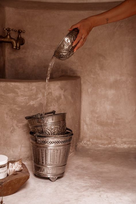 Hammam Bathroom, Turkish Bath House, Moroccan Bath, Moroccan Bathroom, Turkish Bathroom, Wood Coffee Table Rustic, Moroccan Aesthetic, Spa Interior Design, Spa Interior