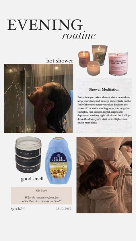 Evening Shower Aesthetic, Feminine Night Routine, Relaxing Shower Aesthetic, Relaxing Shower Ideas, Clean Shower Routine, Shower Motivation, Night Shower Routine, Evening Routine Aesthetic, Shower Routine Aesthetic