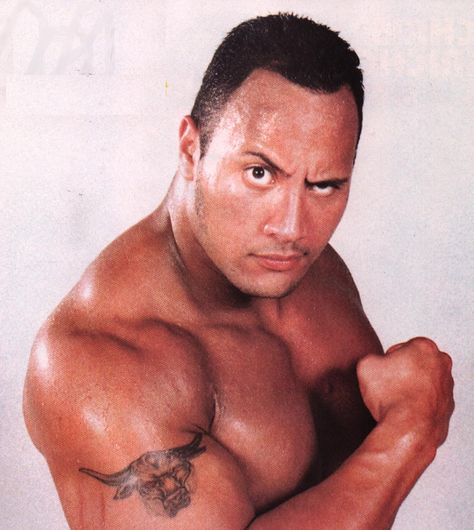 1000 Awesome Things #792 Eyebrows #1000AwesomeThings The Rock Bull Tattoo, Top Model Dress, Giant Bomb, Male Icon, Rock Johnson, The Rock Dwayne Johnson, Wwe Champions, Boy Tattoos, Dwayne The Rock