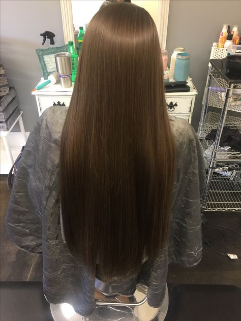 Long Hair V Cut, Golden Brown Hair Color, Hair Goal, New Hair Do, Textured Curly Hair, Brown Hair Dye, Keratin Hair, Long Brown Hair, Hair Starting