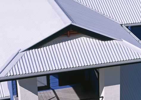 Barge Capping | Stratco Roof Types Style, Dutch Gable, Dutch Gable Roof, Gable Roof Design, Roof Ideas, Roof Edge, Corrugated Metal Roof, Clay Roofs, Roofing Options