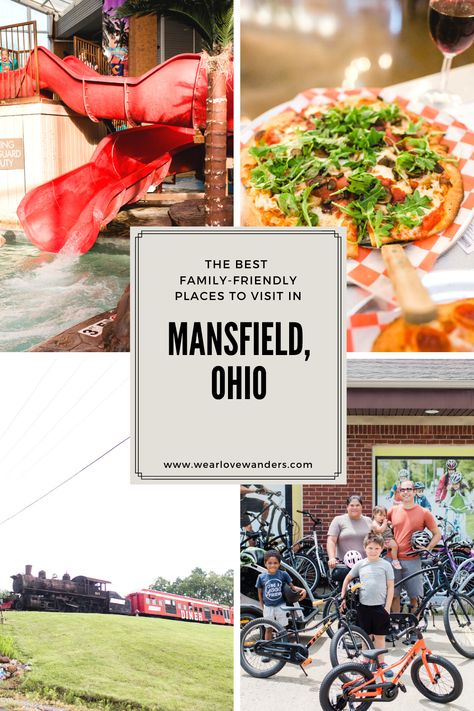 The best family-friendly places to visit in Mansfield, Ohio - Wear Love Wanders Mansfield Ohio, Usa Travel Map, Blueberry Picking, Blueberry Season, Travel Bucket List Usa, Travel Destinations Bucket Lists, Usa Travel Destinations, Vintage Train, Usa Travel