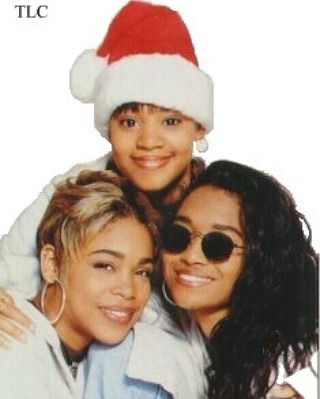 This is the time it starts feel a lot like Christmas! #tlc #tboz #lefteye #chilli #90s #sleighride #alliwantforchristmas #christmas Tlc Aesthetic, Tlc Outfits, Tlc Group, Christmas 90s, Lisa Left Eye, Photoshop Pics, Black Entertainment, Celebrity Singers, Fashion Cover