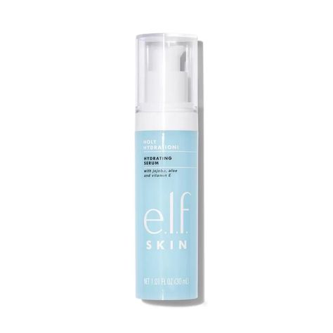 e.l.f. Cosmetics Holy Hydration! Hydrating Serum Hydrating Face Serum, Elf Cosmetics, Cruelty Free Cosmetics, Cruelty Free Skin Care, Hydrating Serum, Face Hydration, Skin Care Serum, Smoother Skin, Skin Care Treatments