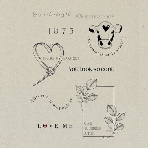 The 1975 Matching Tattoo, Love It If We Made It The 1975 Tattoo, Love It If We Made It The 1975 Aesthetic, 1975 Lyrics Tattoo, 1975 Tattoos Ideas, The 1975 Tattoo About You, Sincerity Is Scary Tattoo, Somebody Else The 1975 Tattoo, So Far Its Alright Tattoo The 1975