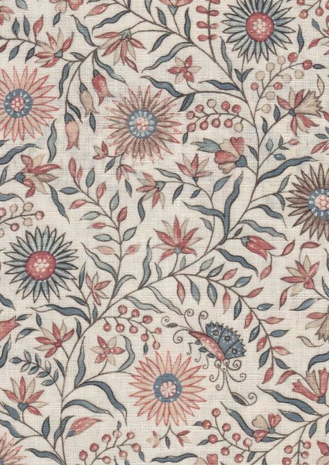 Daisy Chintz | Lewis & Wood Chintz Fabric, Paisley Art, Fabric House, Textile Pattern Design, Floral Pillow Cover, Amethyst Color, Amethyst Purple, Floral Pillows, Victoria And Albert