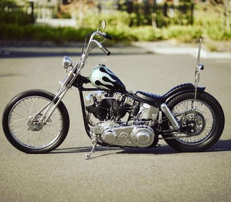 Harley Shovelhead Chopper, Sportster Chopper Old School, Shovel Head Motorcycle, Shovelhead Chopper, Shovelhead Bobber, 70s Chopper, Sportster Chopper Swingarm, Harley Flh Shovelhead, Motorcycle Baby