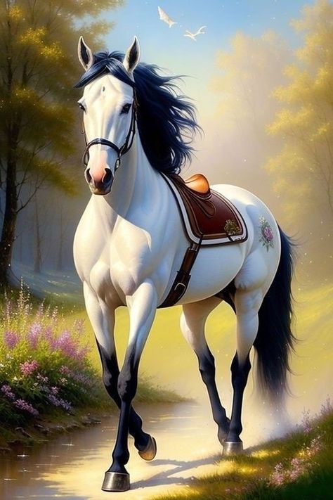 Horse Background, Warrior Paint, Female Horse, Horses Art, Rare Horses, Female Warriors, Animal Printables, Beautiful Horse Pictures, Fantasy Horses