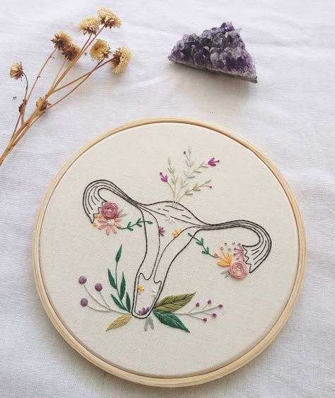 Midwife Embroidery, Diy Embroidery Patterns, Pola Sulam, Embroidery Patterns Vintage, Learn Embroidery, Brazilian Embroidery, Cute Embroidery, Simple Embroidery, Hand Embroidery Art