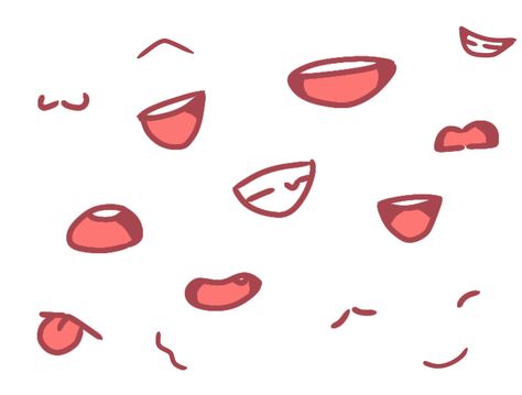 Mouth For Animation, Cute Chibi Mouth, Custom Gacha Mouths, Gacha Mouth Tounge Out, Gacha Club Mouth Edit, Chibi Mouth Reference, Gacha Mouth Base Smile, Cartoon Mouth Reference, Cute Mouth Drawing