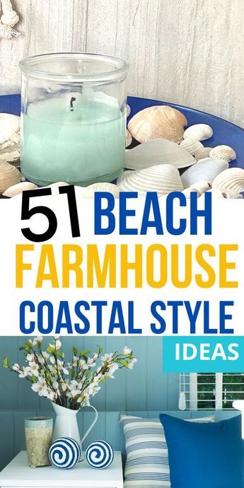 Get these beach farmhouse coastal style ideas for your home decor. Home Decor Ideas Southern, Beach Themed Diy Decor, Beachy Country Decor, Farmhouse Meets Beach House, Beachy Farmhouse Bathroom, Beach Themed Home Decor, Coastal Farmhouse Decor Bathroom, Simple Coastal Decor, Texas Coastal Decor