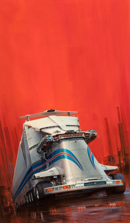 JOHN CONRAD BERKEY (American, 1932-2008). Red Limit | Lot #76013 | Heritage Auctions John Berkey, Syd Mead, 70s Sci Fi Art, Ralph Mcquarrie, Sf Art, Diesel Punk, Classic Sci Fi, Science Fiction Art, Retro Futuristic