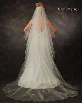 JL Johnson Bridals Ivory Chapel Length Two Layer Wedding Veil. JL Johnson Bridals Ivory Chapel Length Two Layer Wedding Veil on Tradesy Weddings (formerly Recycled Bride), the world's largest wedding marketplace. Price $94.99...Could You Get it For Less? Click Now to Find Out! Chapel Length Wedding Veil, Wedding Veil Styles, Chapel Length Veil, Drop Veil, Veil Styles, Veil Accessories, Wedding Veils, Wedding Veil, Bridal Veil