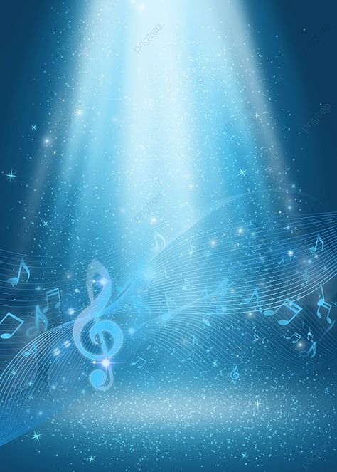 Blue Creative Lines Flashing Musical Notes Background Music Background Design, Spotlight Background, Music Line, Church Background, Notes Background, Music Notes Background, Note Background, Christmas Lights Background, Blue Music