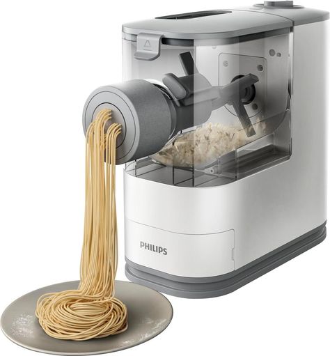 Philips - Viva Pasta and Noodle Maker - White Philips Pasta Maker Recipes, Pasta Extruder, Pasta Making Machine, Philips Pasta Maker, Kitchenaid Pasta, Pasta Maker Machine, Pasta Dough Recipes, Noodle Maker, Pasta Dough