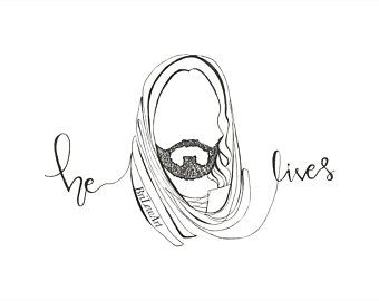 Lds Art, Continuous Line Drawing, He Lives, Our Savior, Art Christian, Continuous Line, Jesus Is, Christian Art, Line Drawing