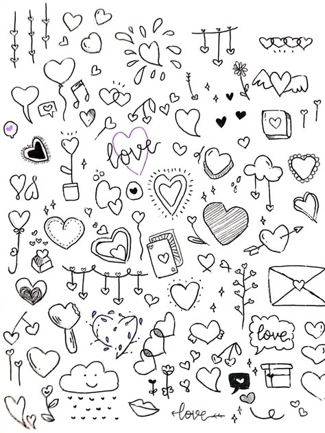 Valentines Day Doodles, Minimal Tattoo Designs, Minimal Tattoo Ideas, Valentine Doodle, Happy Doodles, Small Doodle, Hand Doodles, Note Doodles, Mini Doodle