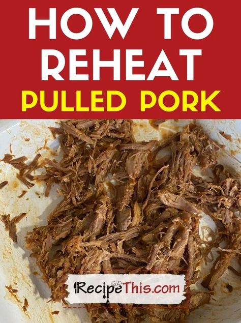 Recipe This | How To Reheat Pulled Pork In The Air Fryer Reheat Pulled Pork, Freezing Pulled Pork, Pulled Pork Crock, Shredded Pork Tacos, Bbq Pork Recipes, Pulled Pork Leftovers, Pulled Pork Tacos, Leftover Pork, Smoked Pulled Pork