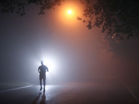 The Case for a Morning Run Running Night, Running Endurance, Aesthetic Project, Running Safety, Running In The Dark, Run Forrest Run, Dance Coach, Night Run, Hard Work Beats Talent