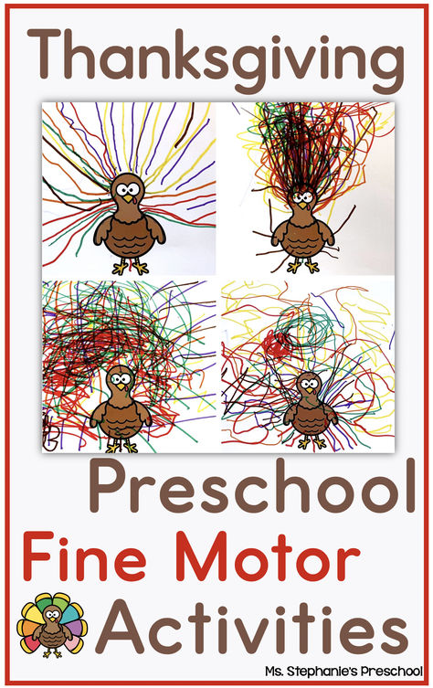 Thanksgiving Preschool Fine Motor Activities Turkey Math Activities Preschool, Turkey Math Activities, Thanksgiving Preschool Activities, November Preschool Activities, Drawing Feathers, Fall Writing Activities, Turkey Math, Name Activity, Thanksgiving Activities Preschool