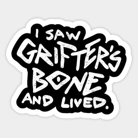 Grifter's Bone Sticker The Magnus Archives Patch, Magnus Archives Aesthetic, Fandom Stickers, The Magnus Archives, Battle Jacket, Welcome To Night Vale, Embroidery Patches, Counted Cross Stitch Patterns, Hard Hats