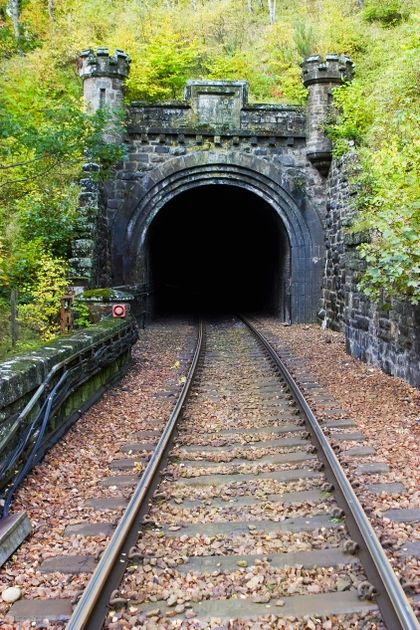 Train Tunnel Train Tunnel, Brick Arch, Abandoned Train, Railroad Pictures, Model Train Scenery, Train Art, Old Trains, Old Train, Train Pictures