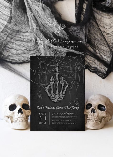 This Invitations item by ThePrintableOccasion has 612 favorites from Etsy shoppers. Ships from United States. Listed on 23 Aug, 2024 Vintage Halloween Party Invitations, Adult Halloween Party Invitations, Halloween Invitation Template, Vintage Halloween Party, 40th Birthday Party Invites, Halloween Birthday Invitations, Halloween Birthday Party, Halloween Invitation, Party Invitations Printable