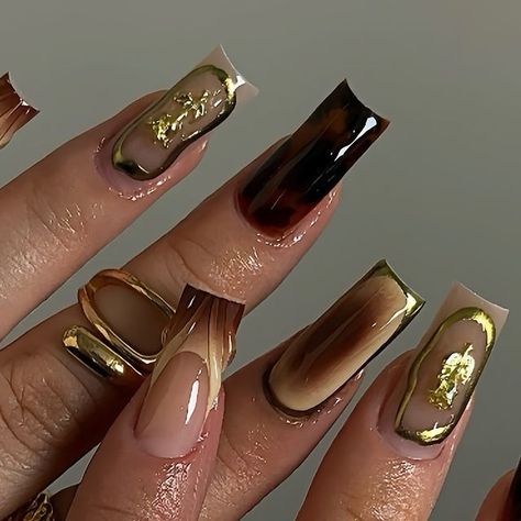 Kimnails on Instagram‎: "ﮩ٨ـﮩﮩ٨ـ🤎♡🤎ﮩ٨ـﮩﮩ٨
.
.
.
#nails #nailart #nailstagram #handpainted #nailpolish #nails2inspire #notd #instanails #nailsoftheday #trendy #longnails #showyourclawssss #naildesign #nailaddict #explorepage #nailsdid #nailartaddict #nailsofig #nailartwow #nailitdaily #reelsofinstagram #gelnails #gelxnails #gelx #gelxtension #explorepage #explore #squarenails #blueaesthetic #bluenails #fyp"‎ Nails Mothers Day, Mothers Day Nails, Bridal Shower Nails, Shower Nails, Night Nails, Nails Bridal, Nails Birthday, Nagellack Trends, Fall Nail Trends