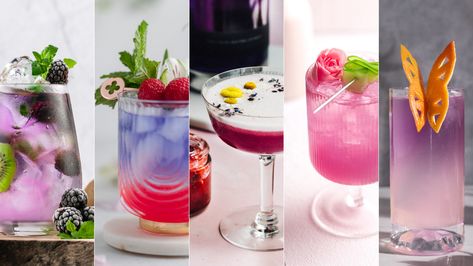 5 Simple Mother's Day Cocktails - Empress 1908 Gin Barbie Cocktail, The New Barbie Movie, Empress 1908 Gin, Day Cocktails, New Barbie, Pink Cocktails, Barbie Movie, Barbie Party, Gin Cocktails