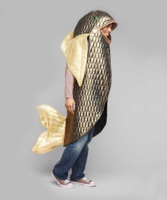 Bigeye Bass Fish Costume For Adults - Chasing Fireflies Slug Costume, Fish Costume Diy, Fish Fancy Dress, Diy Fish Costume, Angler Fish Costume, Fish Costumes, Pirate Rock, Sea Costume, Fish Eyes