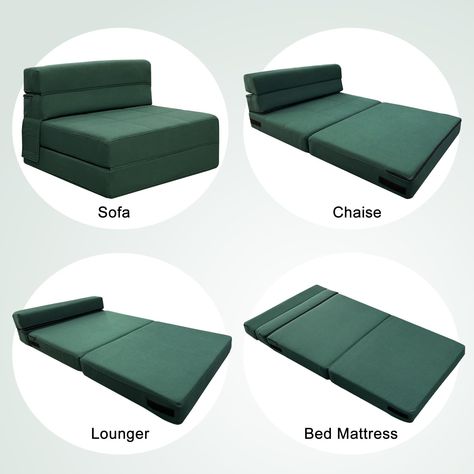 Foldable Couch, Apartment Dark, Fold Out Couch, Sofa Bed Couch, Foldable Furniture, Living Room Apartment, Single Sofa Bed, Foldable Bed, Chair For Living Room