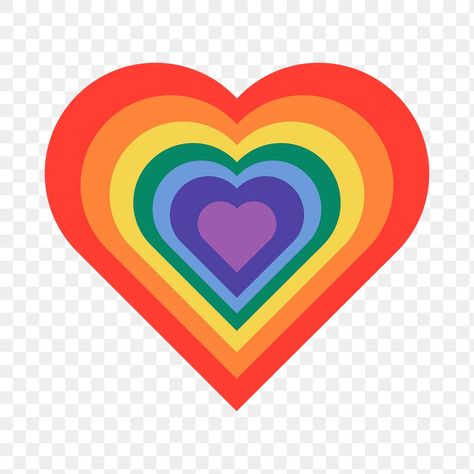 Heart Rainbow, Pride Png, About Heart, Holography, Stickers Design, Marbled Paper, Heart Png, Cute Emoji, Pride Rainbow