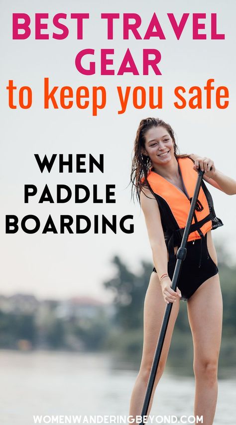 Here is the best travel gear for paddleboarders. 11 best life jackets when paddleboarding. Travel essentials when paddleboarding. Amazon Travel Essentials, Paddle Board Accessories, Travel Essentials Roadtrip, Travel Essentials For Kids, Water Activity, Life Jackets, Mountain Adventure, Stand Up Paddle Board, Adventure Travel Explore