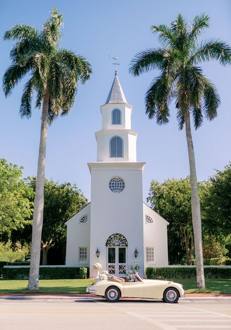 White Chapel Wedding | Caroline & John | Naples Wedding Photographer | Hunter Ryan Photo Weddings In Florida, Timeless Bride, Water Bungalow, Naples Beach, Florida Destination Wedding, Little White Chapel, White Chapel, Florida Destinations, Destin Florida Wedding