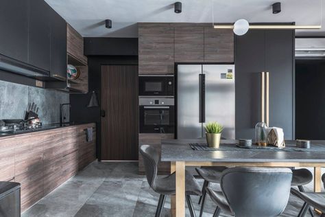 This Minimalist 4-Room BTO Flat Will Make Your Atas Condo Friends Jelly AF Kitchen Dining Design, 4 Room Bto, Dining Design Ideas, Minimalist Flat, Small Apartment Interior, Interior Design Singapore, Dining Design, Interior Design Companies, Space Planning