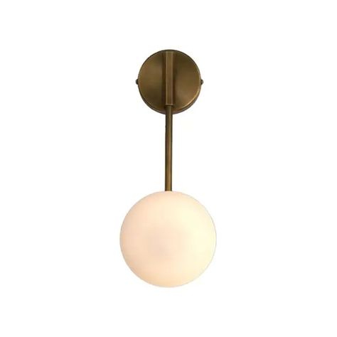 Galerie Philia Wall Lights and Sconces - 1stDibs - Page 2 Globe Wall Light, Contemporary Lighting Design, Simple Lighting, Post Modern, Contemporary Lighting, Aged Brass, Glass Globe, Brushed Brass, Raw Brass