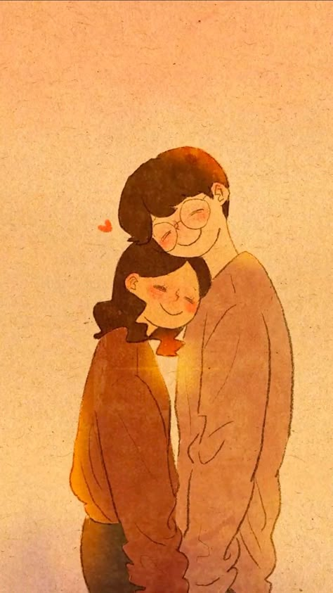 Sorry Cartoon Couple, Puuung Wallpaper Iphone, Puung Couple Wallpaper, Cuddle Illustration Couple, Hug Illustration Couple, Easy Drawing Couple, Couple Illustration Cute Relationship Goals, Couple Goal Cartoon, Couples Cartoon Aesthetic