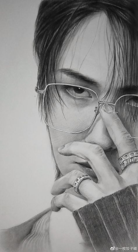 Cold Husband, Exo Art, Pencil Sketch Images, Anime Boy Sketch, Beautiful Sketches, Pencil Drawings Easy, Kpop Drawings, Portrait Sketches, Indian Art Paintings