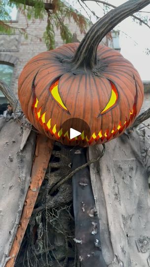 13K views · 712 reactions | We’re about HALFWAY there!! Let’s get those spooky juices flowing 🎃💀💦🖤 - #Halloween #Evilseedcreations  #Halloweendecor  #Pumpkin  #JackoLantern #Evilpumpkin #Pumpkinking #Pumpkinhead #Scarecrow #Monster #Scary #Creepy #Spooky  #Horror #Handmade #Darkartist  #Sculpture #Oneofakind #Unique  #details #reeloftheday #instagood | Evil Seed Creations | Muse · You Make Me Feel Like It’s Halloween Pumpkin Scary, Evil Pumpkin, Creepy Pumpkin, Creepy Monster, Pumpkin Head, Scarecrow, Gourds, Jack O Lantern, Holiday Parties