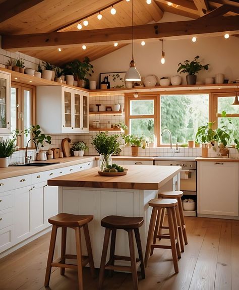 Cozy Kitchen, Dream House Interior, Cottage Kitchen, Dream House Decor, Country Kitchen, Dream Home Design, Home Decor Kitchen, Dream Kitchen, 인테리어 디자인