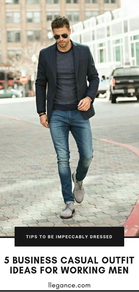 Men Smart Casual Outfit Classy, Outfits For The Office, Senior Outfits, Work Apparel, Mens Work Outfits, Guy Fashion, Working Men, Smart Casual Work, Men's Business Outfits