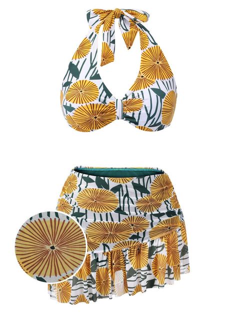 1950s Halter Ping Pong Floral Swimsuit – Retro Stage - Chic Vintage Dresses and Accessories 80s Swimwear, Fun Beauty Products, Vintage Bathing Suit, Retro Stage, Retro Bathing Suits, Vintage Bathing Suits, Yellow Swimsuits, Vintage Swimsuit, Retro Swimsuit