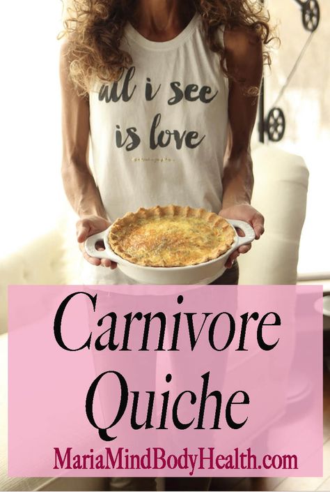 Maria Mind Body Health Carnivore Quiche, Side Dishes Low Carb, Easter Quiche, Keto Easter, Maria Mind Body Health, Maria Emmerich, Easter Food Appetizers, Easter Recipe, Keto Side