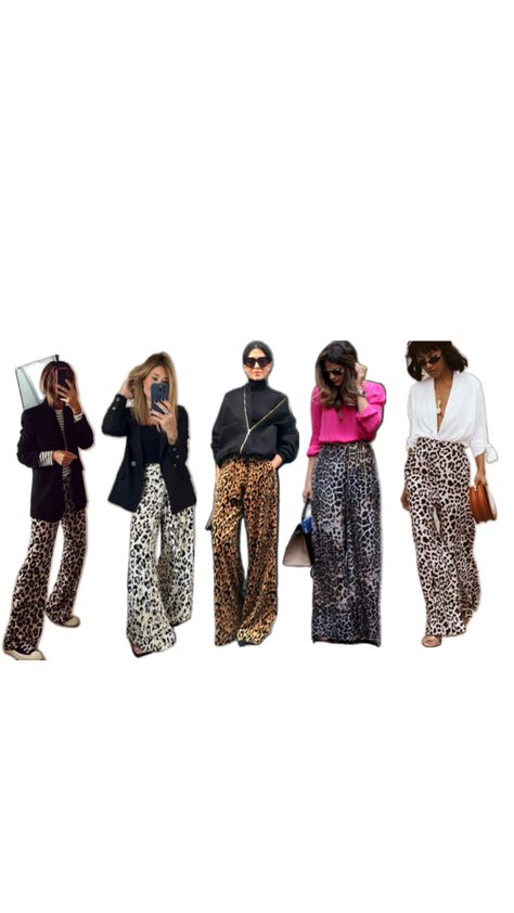 Wide Leg Pants Outfit Winter, Wide Legged Pants Outfit, Leopard Pants Outfit, Wide Pants Outfit, Pants Outfit Winter, Wide Legged Pants, Wide Leg Pants Outfit, Winter Pants Outfit, Leg Pants Outfit