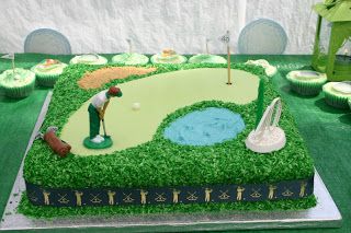 Golf Course Cake, Golf Birthday Cake, Golf Themed Cakes, Golf Birthday Cakes, Golf Cake, Golf Birthday Party, 34th Birthday, Golf Party, Golf Theme