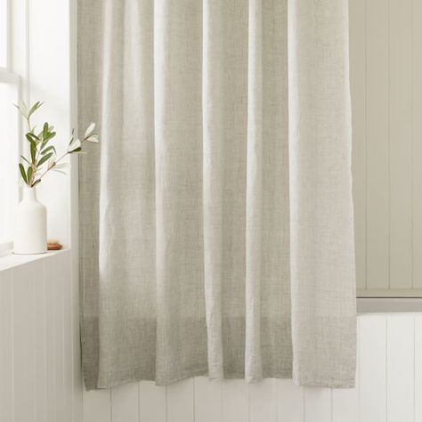 Walk the line between luxe and casual with our European Flax Linen Shower Curtain. - bathroom shower curtains, farmhouse bathroom shower, cute shower curtains Skin Room, Bamboo Bath Mat, Linen Shower Curtain, Light Up Vanity, Luxury Shower Curtain, Minimalist Showers, Cute Shower Curtains, Modern Shower Curtains, Cotton Shower Curtain