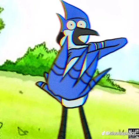 Rigby Pfp, Regular Show Memes, Rigby Regular Show, The Regular Show, Four Fingers, 4 Fingers, Black Panther Party, Regular Show, Snapchat Funny