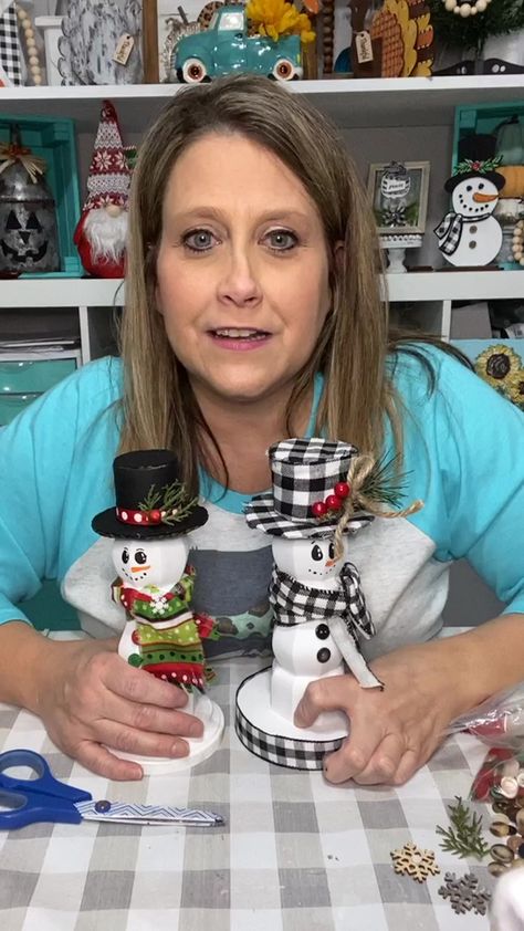 Table Leg Christmas Crafts, Table Leg Snowman, Snowman Spindles Diy, Table Leg Crafts, Christmas Crafts With Spindles, The Turquoise Valentine, Snowmen Diy Crafts, Snowman Spindles, Snowman Diy Decorations