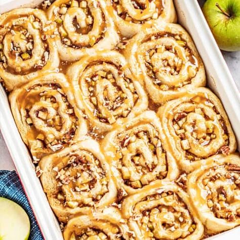 Caramel Apple Cinnamon Rolls, Farmhouse On Boone, Sweet Roll Recipe, Cheese Rolls, Sweet Potato Cinnamon, Apple Cinnamon Rolls, Cheese Rolling, Cinnamon Rolls Homemade, Cinnamon Flavor